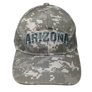 SNCO Baseball Cap Gray Green Beige One Size Arizona Digital Camo Embroidered Hat